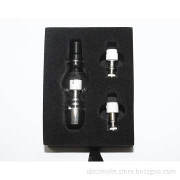 Wax Glass Globe Set Glass Globe Vaporizer Dry Herb Atomizer with Package +Two Extra Coil Head for EGO Series Battery Vapor Cigarettes